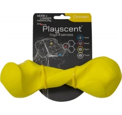 Παιχνίδι Σκύλου Jack & Vanilla Playscent Twisted Bone Κοτόπουλο 22cm Κίτρινο Παιχνίδι Σκύλου Jack & Vanilla Playscent Twisted Bone Κοτόπουλο 22cm Κίτρινο