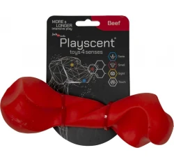 Παιχνίδι Σκύλου Jack & Vanilla Playscent Twisted Bone Μοσχάρι 22cm Κόκκινο Παιχνίδι Σκύλου Jack & Vanilla Playscent Twisted Bone Μοσχάρι 22cm Κόκκινο