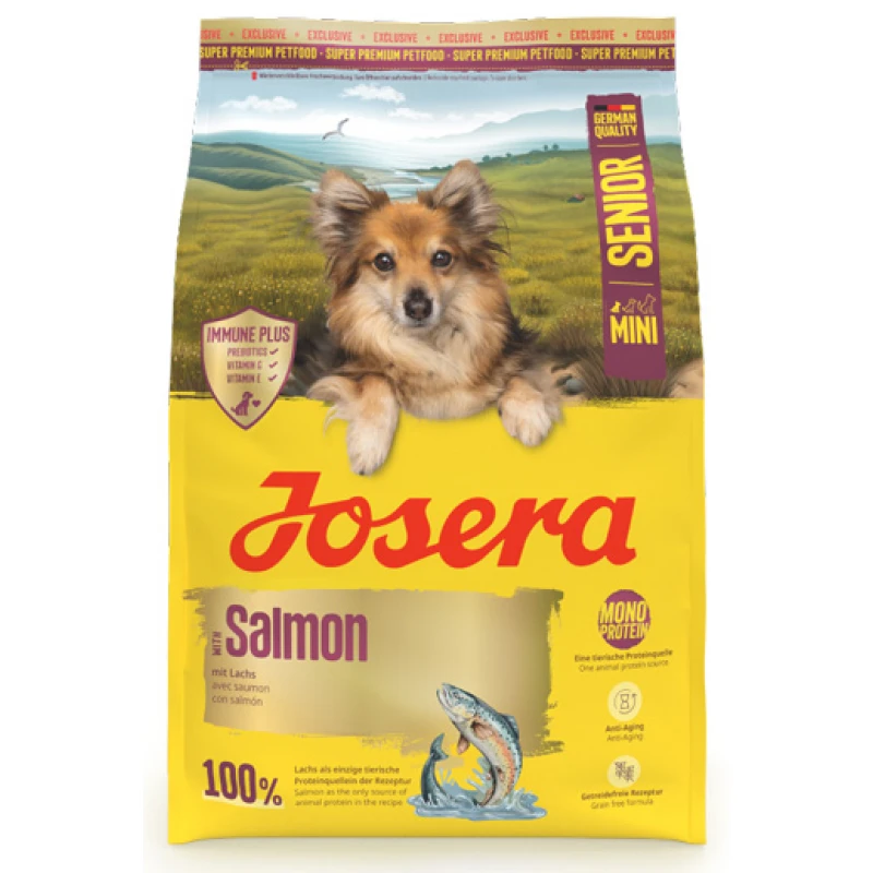Josera MiniSenior Grain Free με σολομό (5x900gr) 4,5kg ΣΚΥΛΟΙ Josera MiniSenior Grain Free με σολομό (5x900gr) 4,5kg ΣΚΥΛΟΙ