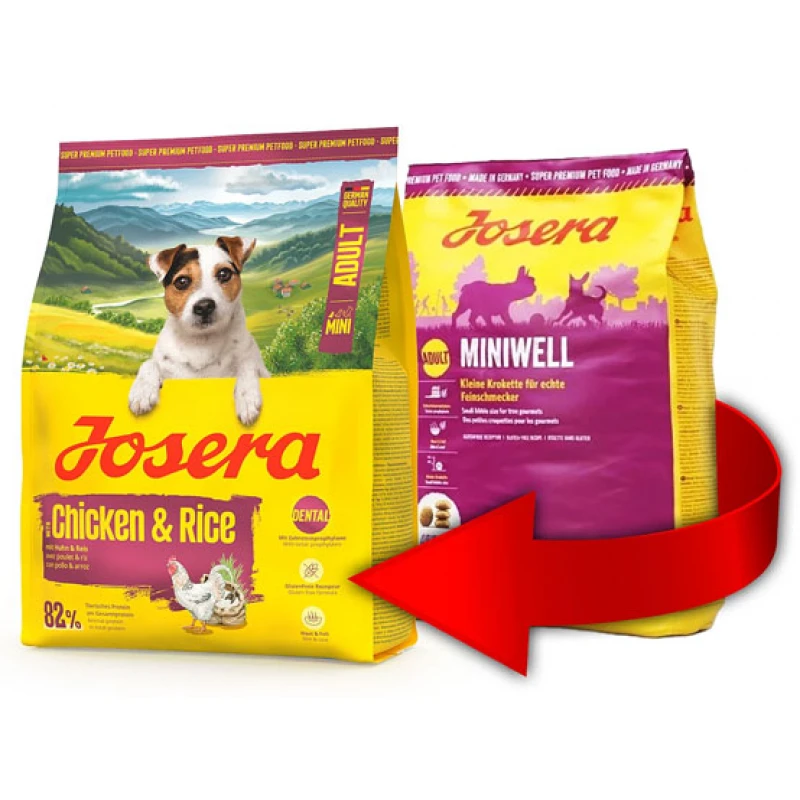 JOSERA MINIWELL GLUTEN FREE (5x900gr) 4,5kg ΞΗΡΑ ΤΡΟΦΗ ΣΚΥΛΟΥ JOSERA MINIWELL GLUTEN FREE (5x900gr) 4,5kg ΞΗΡΑ ΤΡΟΦΗ ΣΚΥΛΟΥ