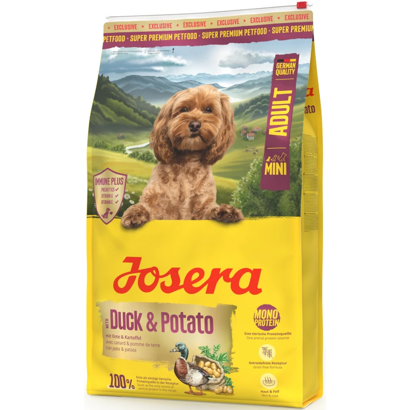 Ξηρά Τροφή Σκύλου Josera Mini Adult Duck & Potato 3kg Σκύλοι