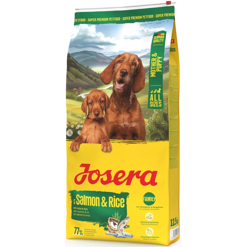 Ξηρά Τροφή Σκύλου Josera Mother & Puppy Salmon & Rice 3kg Σκύλοι