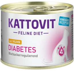 Υγρή Τροφή Γάτας Kattovit Feline Diet Diabetes Chicken 185gr