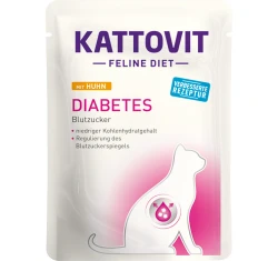 Υγρή Τροφή Γάτας Kattovit Feline Diet Diabetes Chicken σε Φακελάκι 85gr Υγρή Τροφή Γάτας Kattovit Feline Diet Diabetes Chicken σε Φακελάκι 85gr