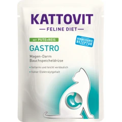 Υγρή Τροφή Γάτας Kattovit Feline Diet Gastro Turkey & Rice σε Φακελάκι 85gr Υγρή Τροφή Γάτας Kattovit Feline Diet Gastro Turkey & Rice σε Φακελάκι 85gr