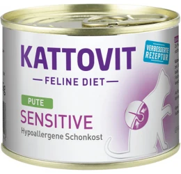Υγρή Τροφή Γάτας Kattovit Feline Diet Sensitive Turkey 185gr Υγρή Τροφή Γάτας Kattovit Feline Diet Sensitive Turkey 185gr