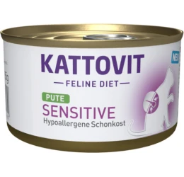 Υγρή Τροφή Γάτας Kattovit Feline Diet Sensitive Turkey 85gr