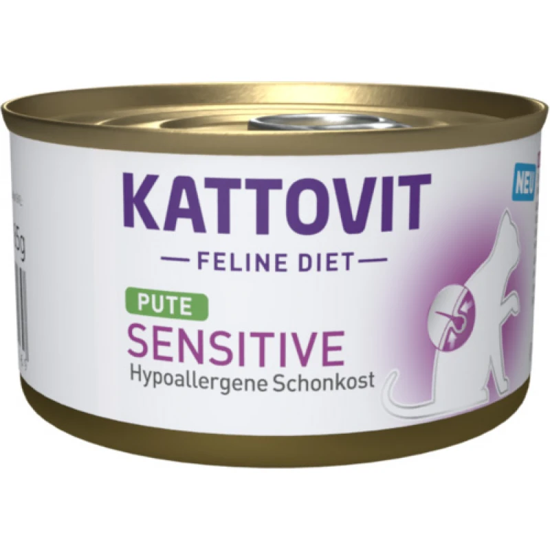 Υγρή Τροφή Γάτας Kattovit Feline Diet Sensitive Turkey 85gr ΓΑΤΕΣ