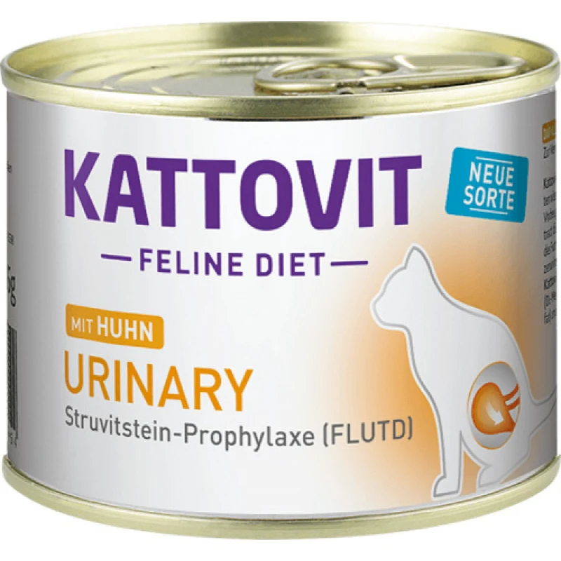 Υγρή Τροφή Γάτας Kattovit Feline Diet Urinary Chicken 185gr ΓΑΤΕΣ