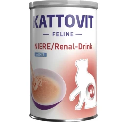 Υγρή Τροφή - Ρόφημα Γάτας Kattovit Feline Diet Renal Drink με Πάπια 135ml Υγρή Τροφή - Ρόφημα Γάτας Kattovit Feline Diet Renal Drink με Πάπια 135ml
