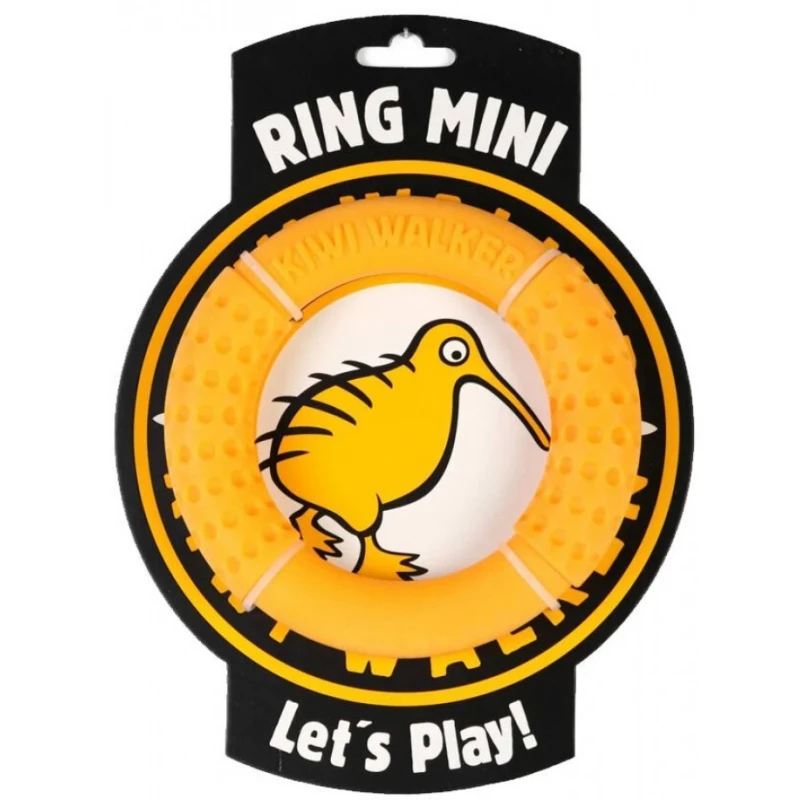 Παιχνίδι σκύλου Kiwi Walker Lets play Ring Maxi 18cm Πορτοκαλί ΣΚΥΛΟΙ