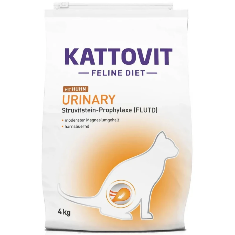 Κλινική Δίαιτα Γάτας Kattovit Urinary με Κοτόπουλο 4kg Γάτες