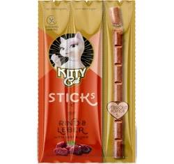 Λιχουδιά Γάτας Kitty Cat Beef & Liver 15gr