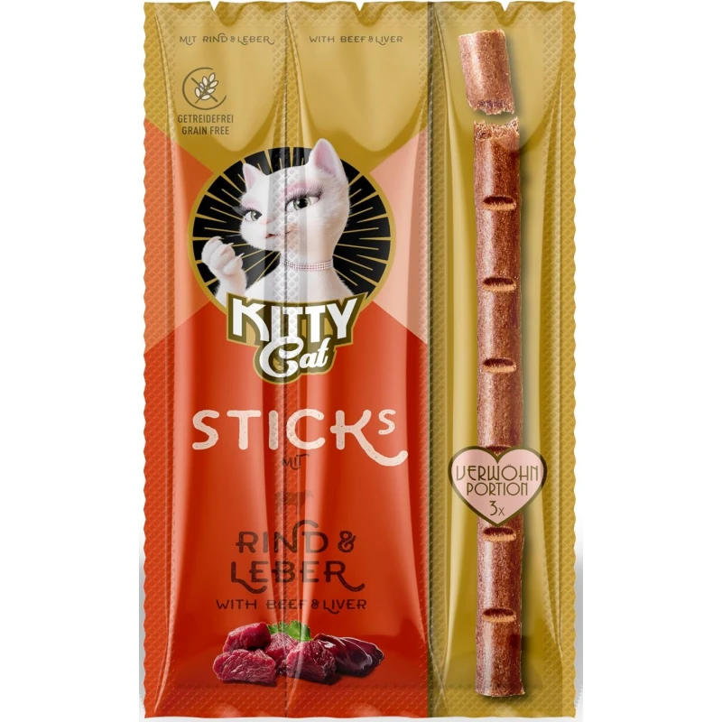 Λιχουδιά Γάτας Kitty Cat Beef & Liver 15gr Γάτες Λιχουδιά Γάτας Kitty Cat Beef & Liver 15gr Γάτες