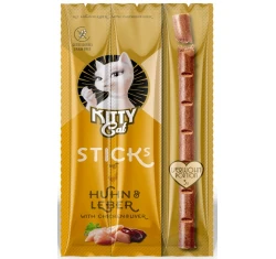 Λιχουδιά Γάτας Kitty Cat Chicken & Liver 15gr