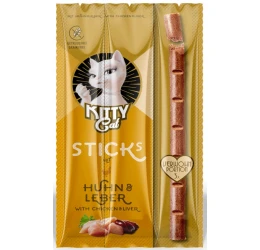 Λιχουδιά Γάτας Kitty Cat Chicken & Liver 15gr