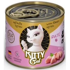 Υγρή Τροφή, Κονσέρβα Γάτας Kitty Cat Kitten Turkey 200gr Pate Υγρή Τροφή, Κονσέρβα Γάτας Kitty Cat Kitten Turkey 200gr Pate