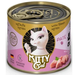 Υγρή Τροφή, Κονσέρβα Γάτας Kitty Cat Kitten Turkey 200gr Pate Υγρή Τροφή, Κονσέρβα Γάτας Kitty Cat Kitten Turkey 200gr Pate