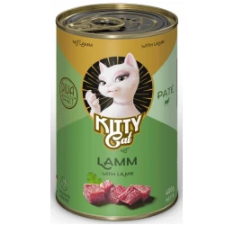 Υγρή Τροφή, Κονσέρβα Γάτας Kitty Cat Lamb 400gr Pate