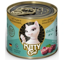 Υγρή Τροφή, Κονσέρβα Γάτας Kitty Cat Lamb & Poultry Liver 200gr Pate Υγρή Τροφή, Κονσέρβα Γάτας Kitty Cat Lamb & Poultry Liver 200gr Pate