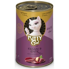 Υγρή Τροφή, Κονσέρβα Γάτας Kitty Cat Pheasant & Duck 400gr Pate Υγρή Τροφή, Κονσέρβα Γάτας Kitty Cat Pheasant & Duck 400gr Pate