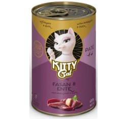Υγρή Τροφή, Κονσέρβα Γάτας Kitty Cat Pheasant & Duck 400gr Pate Υγρή Τροφή, Κονσέρβα Γάτας Kitty Cat Pheasant & Duck 400gr Pate