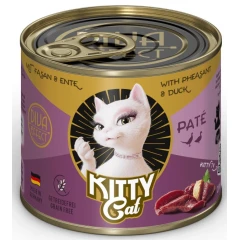 Υγρή Τροφή, Κονσέρβα Γάτας Kitty Cat Pheasant & Duck 200gr Pate Υγρή Τροφή, Κονσέρβα Γάτας Kitty Cat Pheasant & Duck 200gr Pate
