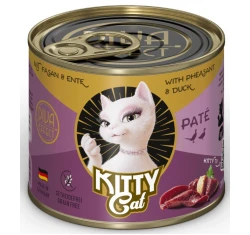 Υγρή Τροφή, Κονσέρβα Γάτας Kitty Cat Pheasant & Duck 200gr Pate
