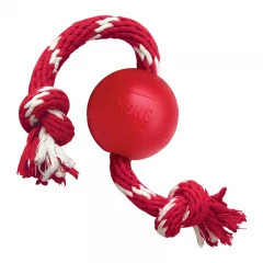 Kong  Ball με σχοινί Κόκκινο Small Kong  Ball με σχοινί Κόκκινο Small
