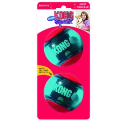 Kong Squeezz Action Ball Red Large 2τμχ  Kong Squeezz Action Ball Red Large 2τμχ