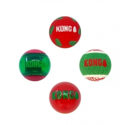 Χριστουγεννιάτικο Παιχνίδι Christmas Kong Holiday Occasions Balls Medium 4τμχ Χριστουγεννιάτικο Παιχνίδι Christmas Kong Holiday Occasions Balls Medium 4τμχ