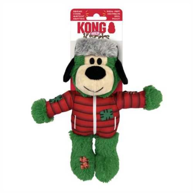 Χριστουγεννιάτικο Παιχνίδι Kong Holiday Wild Knots Bear Medium/Large 27cm ΣΚΥΛΟΙ
