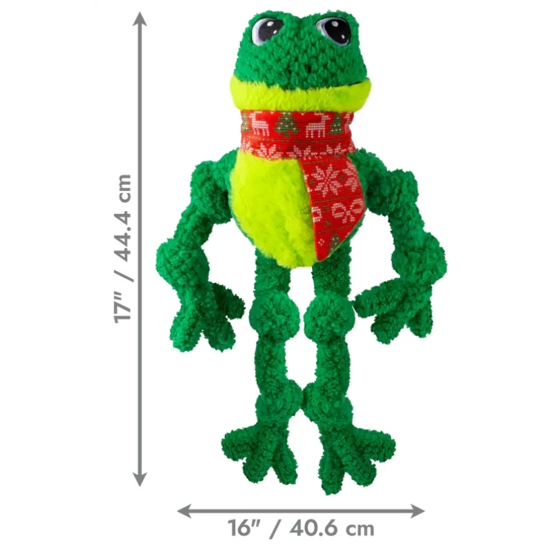 Χριστουγεννιάτικο Παιχνίδι Σκύλου Kong Holiday Knots Frog L/XL 40x44cm Σκύλοι Χριστουγεννιάτικο Παιχνίδι Σκύλου Kong Holiday Knots Frog L/XL 40x44cm Σκύλοι