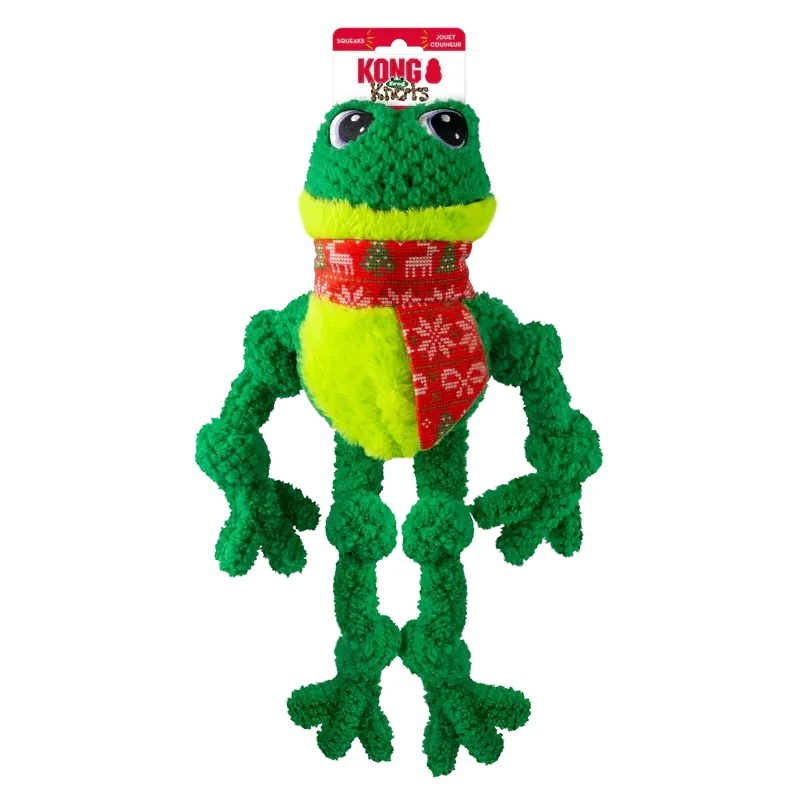 Χριστουγεννιάτικο Παιχνίδι Σκύλου Kong Holiday Knots Frog L/XL 40x44cm Σκύλοι Χριστουγεννιάτικο Παιχνίδι Σκύλου Kong Holiday Knots Frog L/XL 40x44cm Σκύλοι