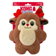 Χριστουγεννιάτικο Παιχνίδι Σκύλου Kong Holiday Snuzzle Reindeer Small 14x17cm