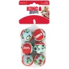 Χριστουγεννιάτικο Παιχνίδι Σκύλου Kong Holiday SqueakAir Balls (6 pcs) Small ΣΚΥΛΟΙ