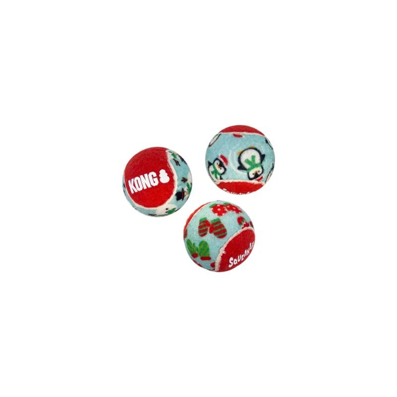 Χριστουγεννιάτικο Παιχνίδι Σκύλου Kong Holiday SqueakAir Balls (6 pcs) Small ΣΚΥΛΟΙ