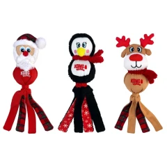 Χριστουγεννιάτικο Παιχνίδι Σκύλου Kong Holiday Wubba Santa / Penguin / Reindeer Large