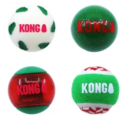 Χριστουγεννιάτικο Παιχνίδι Kong Holiday Occasions Balls Medium 4τμχ Χριστουγεννιάτικο Παιχνίδι Kong Holiday Occasions Balls Medium 4τμχ