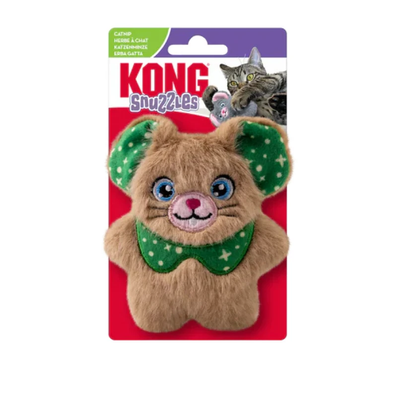 Kong Χριστουγεννιάτικο Παιχνίδι Γάτας Holiday Cat Snuzzle Mouse 8x10cm Γάτες Kong Χριστουγεννιάτικο Παιχνίδι Γάτας Holiday Cat Snuzzle Mouse 8x10cm Γάτες