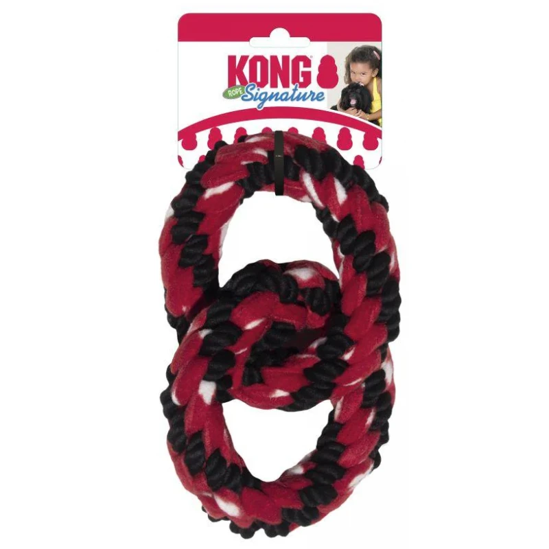 Kong Signature Rope Double Ring Tug 23x8cm ΣΚΥΛΟΙ