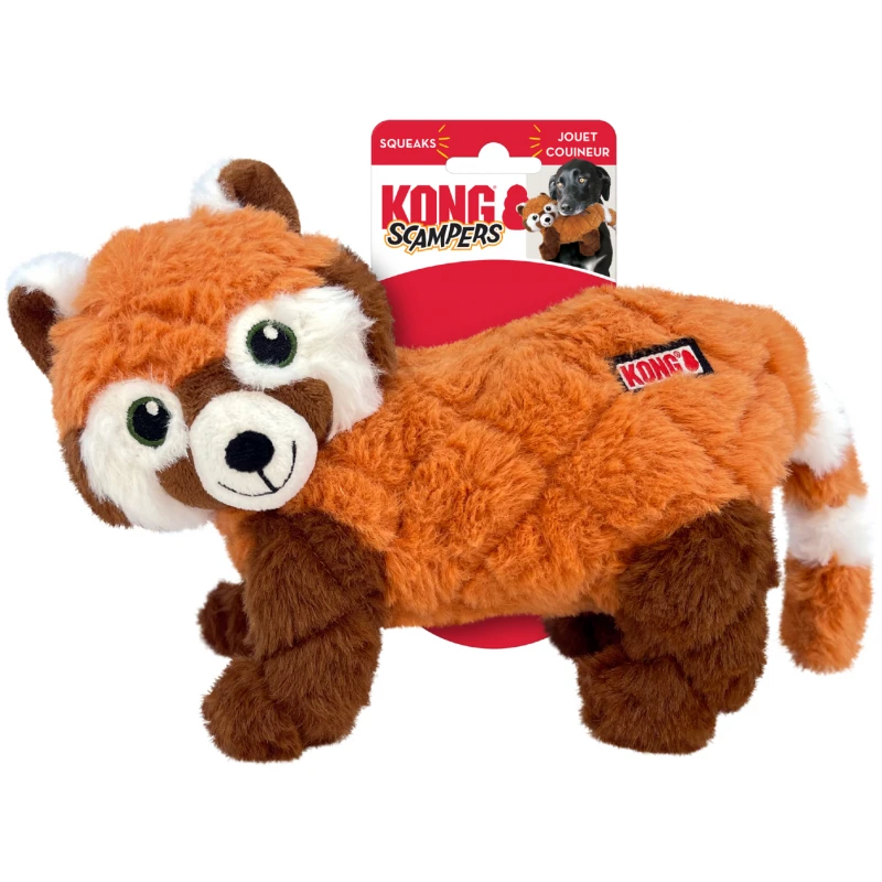 Παιχνίδι Kong Scampers Red Panda Medium Σκύλοι