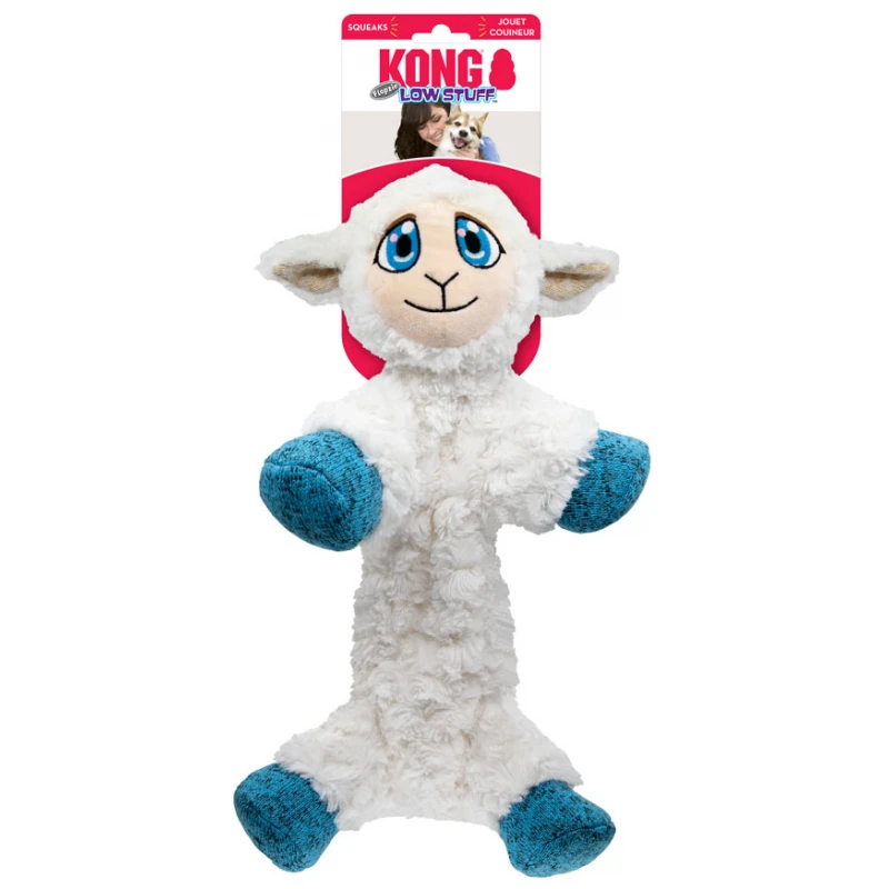 Παιχνίδι Σκύλου Kong Low Stuff Flopzie Lamb Medium 41x25,5cm με Ήχο ΣΚΥΛΟΙ