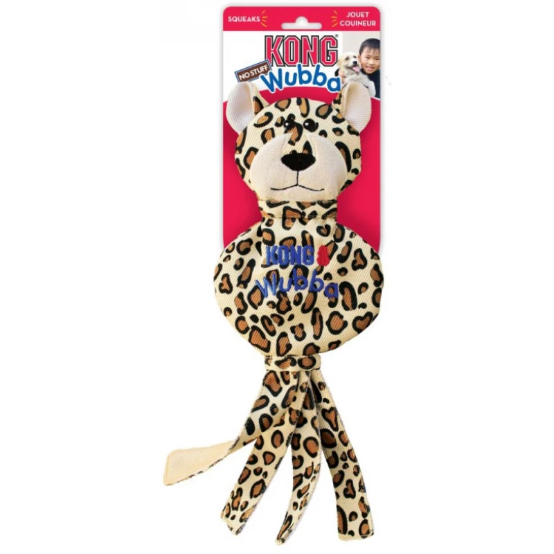 Παιχνίδι Σκύλου Kong Wubba No Stuff Cheetah Large 40x15,5x2cm ΣΚΥΛΟΙ