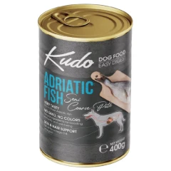 Υγρή Τροφή Σκύλου Kudo Adult Adriatic Fish 400gr Υγρή Τροφή Σκύλου Kudo Adult Adriatic Fish 400gr