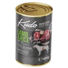 Υγρή Τροφή Σκύλου Kudo Adult Lamb & Rice 400gr Υγρή Τροφή Σκύλου Kudo Adult Lamb & Rice 400gr
