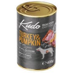 Υγρή Τροφή Σκύλου Kudo Adult Turkey & Pumpkin 400gr Υγρή Τροφή Σκύλου Kudo Adult Turkey & Pumpkin 400gr