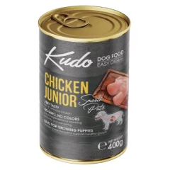Υγρή Τροφή Σκύλου Kudo Junior Chicken 400gr Υγρή Τροφή Σκύλου Kudo Junior Chicken 400gr