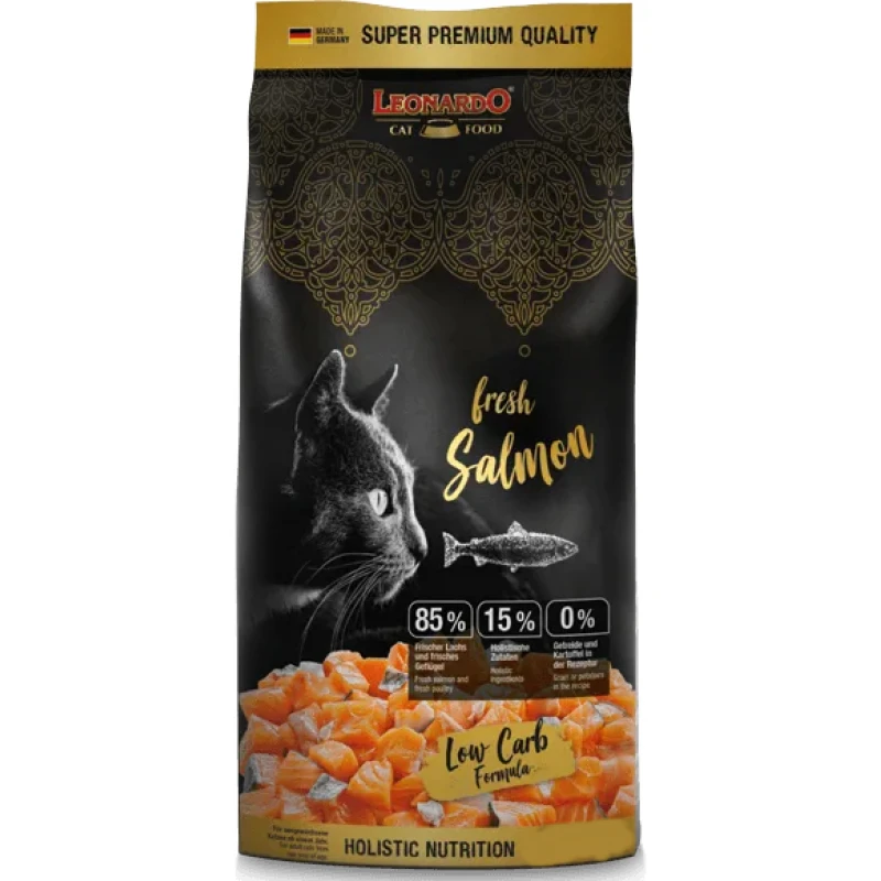 Leonardo Adult Fresh Salmon Grain Free 1,5kg ΓΑΤΕΣ