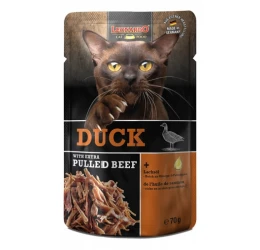 Υγρή Τροφή Γάτας Leonardo Duck & Extra Pulled Beef Φακελάκι 70gr Υγρή Τροφή Γάτας Leonardo Duck & Extra Pulled Beef Φακελάκι 70gr